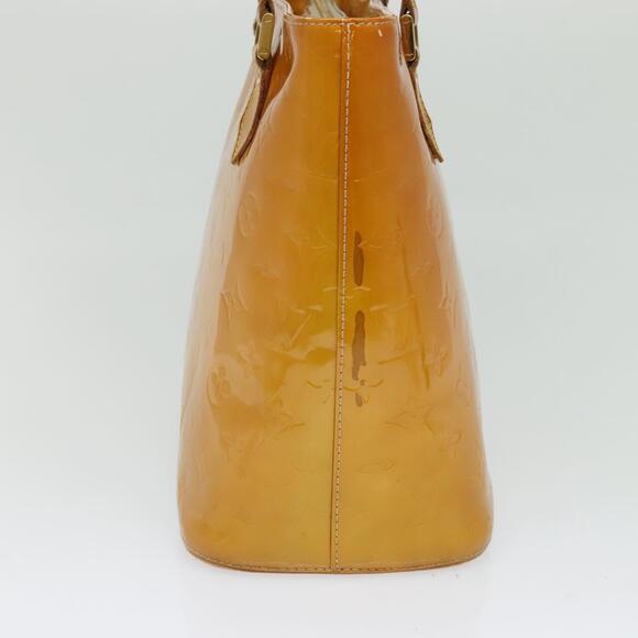 LOUIS VUITTON Monogram Vernis Houston Hand Bag Beige M91004 - Picture 3 of 16